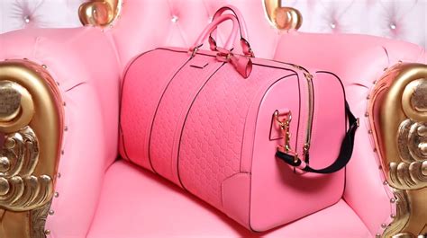 jeff youtube pink gucci luggage|GUCCI .